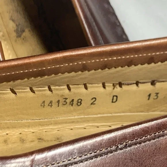 Santoni Loafer Men's 13D Brown Leather Mocassin Relaxed Slip On Italy Made Shoes